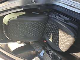 Interior Piele Retapitat Custom Scaun Scaune Fata Stanga Dreapta Fara Incalzire si Bancheta cu Spatar Volkswagen Passat B8 Berlina Sedan 2015 - 2023 [Q3063]