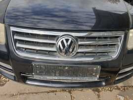 Grila Centrala cu Emblema Sigla de pe Bara Spoiler Fata Volkswagen Touareg 7L NFL Non Facelift 2003 - 2007 [Z0307]