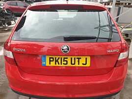 Hayon Haion Portbagaj Dezechipat cu Luneta Geam Sticla Skoda Rapid Hatchback Scurt 2012 - 2017 Culoare LF3K [K4355]