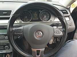 Volan 3 Spite din Piele cu Comenzi FARA Airbag Volkswagen Passat B7 2010 - 2015 [Q3048]