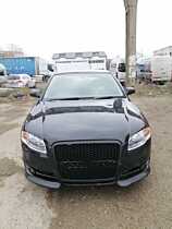 Bara Spoiler Fata Completa cu Grila Emblema si Lip-uri Sport Tuning Audi A4 B7 2005 - 2008 Culoare LY9B