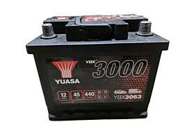 Baterie Acumulator Auto 45AH 440A Yuasa YBX3063 Volkswagen Audi Seat Skoda Ford Opel Toyota BMW Mercedes Renault Peugeot Dacia [D0283]