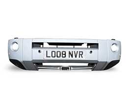 Bara Spoiler Fata Completa cu Proiectoare Spalatoare si Locas Senzori Parcare Land Rover Discovery 3 L319 2004 - 2009 Culoare 798 Zermatt Silver [LC4156]
