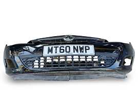 Bara Spoiler Fata Completa cu Locas Pentru Senzor Parcare Fara Spalatoare Faruri Opel Astra J NFL Non Facelift 2009 - 2012 Culoare Negru Z20R [LC0538]