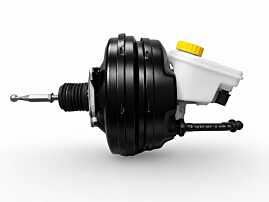 Tulumba Vacuum Vacuum cu Vas si Pompa Lichid Ulei Servofrana Servo Frana Audi A8 D3 Facelift 3.0 TDI ASB 2002 - 2010 Cod 4E1612105E [A0994]