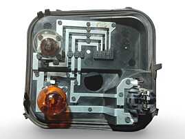Soclu Suport Bec Becuri pentru Stop Lampa Tripla Stanga de pe aripa Caroserie Volkswagen Passat B7 2010 - 2015 Cod 3AE945257 [A1071]