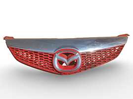 Grila Centrala cu Sigla Emblema de pe Bara Spoiler Fata Mazda 6 Break Combi 2002 - 2008 Cod GR1L50712 [A1091]