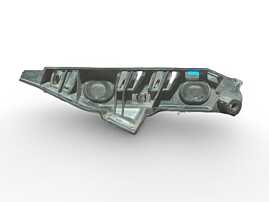 Suport Prindere Stanga pentru Bara Spoiler Fata Volkswagen Passat B8 2015 - 2020 Cod 3G0807049 [A1144]