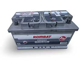 Baterie Acumulator Auto 80AH 750A ROMBAT Premier 58023A076 Volkswagen Audi Seat Skoda Ford Opel Toyota BMW Mercedes Renault Peugeot Dacia [D1095]