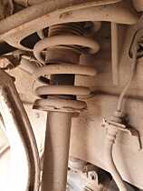 Amortizor Telescop Stanga Fata cu Flansa si Arc Honda Accord 7 2.0 B 2002 - 2007 [C5924]