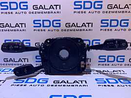 Ansamblu Maneta Manete Stergatoare Semnalizare Tempomat Pilot Automat BMW Seria 3 E90 E91 E92 E93 318 320 325 330 2006 - 2011 Cod 9110882 01308100 01108160 01208100 [B3703]
