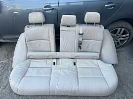 Bancheta Spate Sezut cu Spatar Piele Crem cu Incalzire BMW Seria 5 F11 Break Combi Touring 2009 - 2017 [V0276]