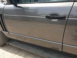 Bandou Ornament Plastic de pe Usa Portiera Stanga Fata Land Rover Range Rover Vogue 2001 - 2012 Culoare 659/LAL Bonatti Grey Metallic [C7004]