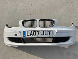 Bara Spoiler Fata Completa BMW Seria 1 E81 E87 LCI Facelift 2007 - 2011 Culoare Alpinweiss Cod 7185555 718555509 [Z0068]