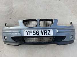 Bara Spoiler Fata Completa cu Grile si Proiectoare BMW Seria 1 E81 E87 2004 - 2008 Culoare Quarzblau Cod 7121490 712149012 [Z0073]