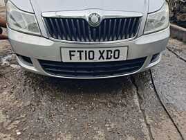 Bara Spoiler Fata Skoda Octavia 2 Facelift 2008 - 2013 Culoare 9156 [C5400]