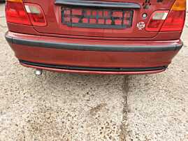 Bara Spoiler Spate cu Locas Senzori Parcare BMW Seria 3 E46 Non Facelift 1997 - 2006 Culoare 362/3 Sienarot 2 Metallic [C2418]