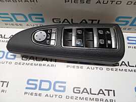 Butoane Geamuri Consola Panou Geamuri de la Portiera Stanga Fata Sofer Mercedes Clasa S Class W221 S320 2005 - 2013 Cod A2218214951 [M3895]