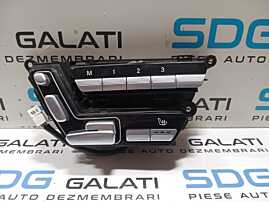 Buton Reglaj Scaun Stanga Fata Electric cu Memorii Mercedes Clasa S Class W221 S320 2005 - 2013 Cod A2218702079 [M3897]