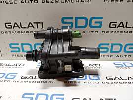 Corp Carcasa Termostat Racire cu Senzor Temperatura Apa Ford Fusion 1.6 TDCI 2002 - 2012 Cod 9647767180 [M5458]