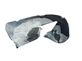 Carenaj Pasaj Protectie Aparatoare Noroi Janta Roata Dreapta Fata Volkswagen Jetta 3 MK3 2005 - 2011 Cod 1K5805978 [LC1165]