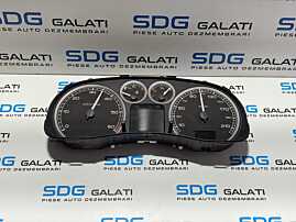 Ceas Ceasuri Cluster Instrumente Bord cu Display Peugeot 307 2001 - 2007 Cod 9655476580 [L2533] (Fara Sticla)