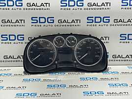 Ceas Ceasuri Cluster Instrumente Bord cu Display Peugeot 307 2001 - 2007 Cod 9651299680 [L2525]