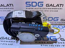 Centura Siguranta Stanga Fata Sofer VW Tiguan 2008 - 2018 Cod 5N2857705A  [P0051]