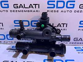 Corp Carcasa Termostat cu Senzor Temperatura Apa Renault Laguna 2 2.2 DCI 2001 - 2007