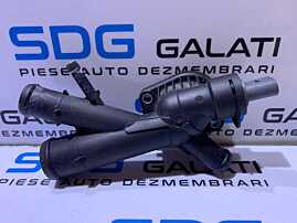 Distribuitor Corp Carcasa Termostat Apa Seat Altea 1.6 TDI CAYB CAYC 2007 - 2015 Cod 03L121131AA 03L121132AA [D0340]