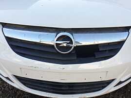 Emblema Cromata Grila de pe Bara Spoiler Fata Opel Corsa D 2006 - 2014 [C9810]