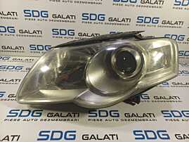 Far Stanga cu Lupa FARA Xenon Volkswagen Passat B6 2005 - 2010 Cod 3C0941005N [L1511]