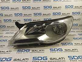 Far Stanga FARA Xenon Volkswagen Tiguan 2008 - 2011 Cod 5N2941031K [L1370]