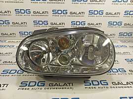 Far Stanga cu Lupa si Proiector Europa FARA Xenon Volkswagen Golf 4 1998 - 2005 Cod 1J1941015C [L1376]