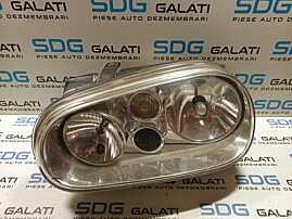 Far Stanga Halogen cu Proiector Ceata Clema Rupta Volkswagen Golf 4 1998 - 2006 Cod 1J1941015C [L0541]