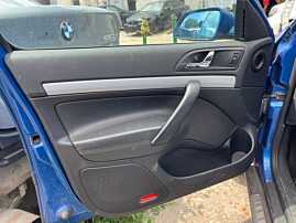 Panou Tapiterie Fata Interioara Piele Neagra Usa Portiera Stanga Fata Skoda Octavia 2 2004 - 2013 [C6490]