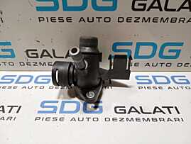 Tub Tubulatura Cot Flansa Apa Lichid Racire Termostat Audi A5 8T 2.0 TFSI 2008 - 2017 Cod 06H121132E [M5634]
