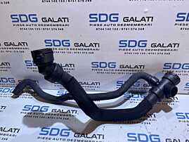 Furtun Conducta Apa Termostat Radiator Audi A4 B6 1.9 TDI AWX AVF AVB BKE 2001 - 2005 Cod 8E0121055N