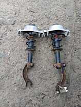 Set Amortizoare Fata Stanga Dreapta Cu Arcuri Si Flanse Audi A4 B8 2.0 TDI 2007 - 2015 [GB0174]