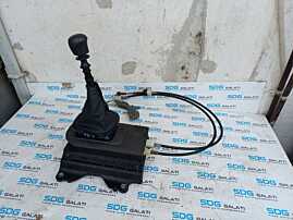 Timonerie Ansamblu Maneta Schimbator Viteze Cutie Manuala 5 Trepte cu Cabluri Sufa Fiat Punto Evo 1.2 1.4 Benzina 2009 - 2012 Cod 553485390 [GB0275]
