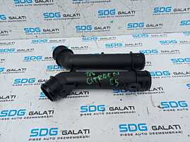 Furtun Conducta Tub Tubulatura Intercooler Peugeot 407 1.6 HDI 9HZ 2004 - 2010 Cod HSR20617 [GB0405]