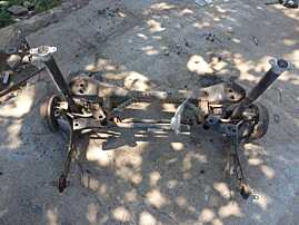 Punte Spate cu Arcuri si Amortizoare Brate Fuzete Tamburi Ford Focus 3 Hatchback Scurt 2010 - 2018 Cod FS49189 [GB0501]