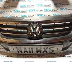 Grila Centrala cu Sigla Emblema Radiator de pe Bara Spoiler Fata Volkswagen Passat CC 2009 - 2012 Cod 3C8853651P 1K5853600 3C0853600A [M3750]