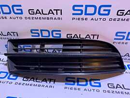 Grila Inferioara Dreapta Spoiler Bara Fata VW Caddy 2003 - 2007 Cod 1T0853666 [L7193]
