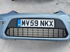 Grila Centrala Inferioara Suport Numar Inmatriculare de pe Bara Spoiler Fata Ford C-Max Facelift 2007 - 2010 [Z0008]