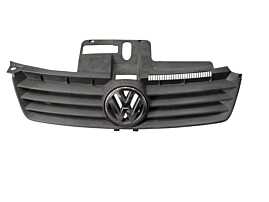 Grila Centrala cu Emblema Sigla de pe Bara Spoiler Fata Volkswagen Polo 9N 9N2 2002 - 2005 (Lipsa Ureche Dreapta) [LC0153SOS]