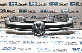 Grila Centrala cu Emblema Sigla de pe Bara Spoiler Fata Volkswagen Golf 5 2004 - 2008 [N0355]