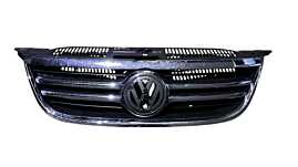 Grila Centrala cu Emblema Sigla de pe Bara Spoiler Fata Volkswagen Tiguan NFL Non Facelift 2007 - 2011 Cod 5N0853653 1K5853600 5N0853651 [L5344]