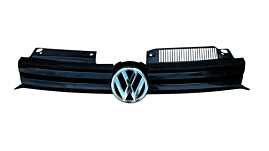 Grila Centrala cu Emblema Sigla de pe Bara Spoiler Fata Volkswagen Golf 6 2008 - 2013 Cod 1K9853653A [L5325]