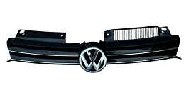 Grila Centrala cu Emblema Sigla de pe Bara Spoiler Fata Volkswagen Golf 6 2008 - 2013 Cod 1K9853651 1K9853651A [L5328]